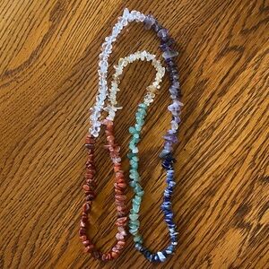 Multicolor Gemstone Beaded Necklace Set
